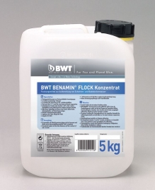 Флок жидкий для бассейна Концентрированный BENAMIN BWT 5кг ( Не поставляется)- Химия для бассейна